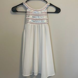 Small Sequin Tank Top